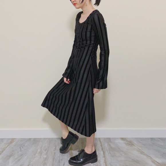 other stories black midi dress